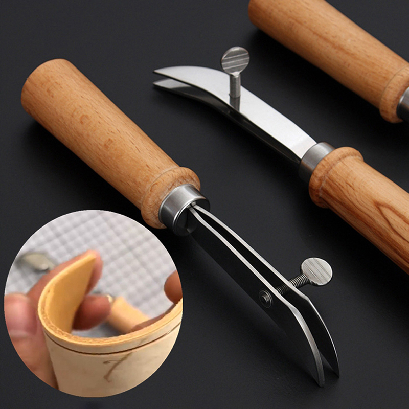 Groover Stitching Tool - Регулируемая канавка для вышивания кромок кожи,