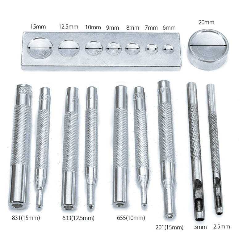 Набор из 11 предметов для уста – обзор и цена Rivet Setter Tool